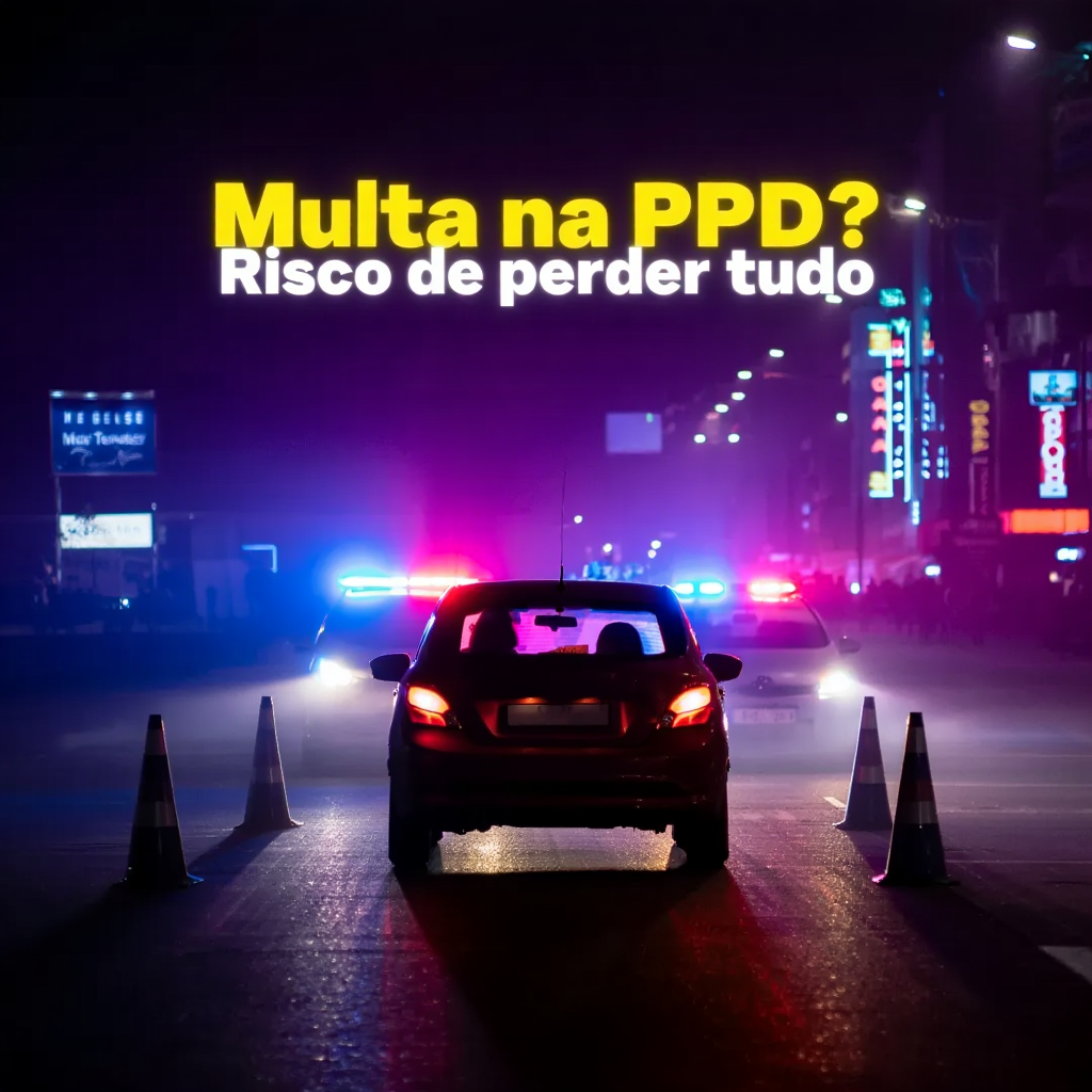Multa na PPD - risco de perder habilitação